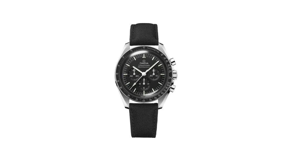 Omega Speedmaster Moonwatch Professional 42 mm, steel on coated nylon fabric strap