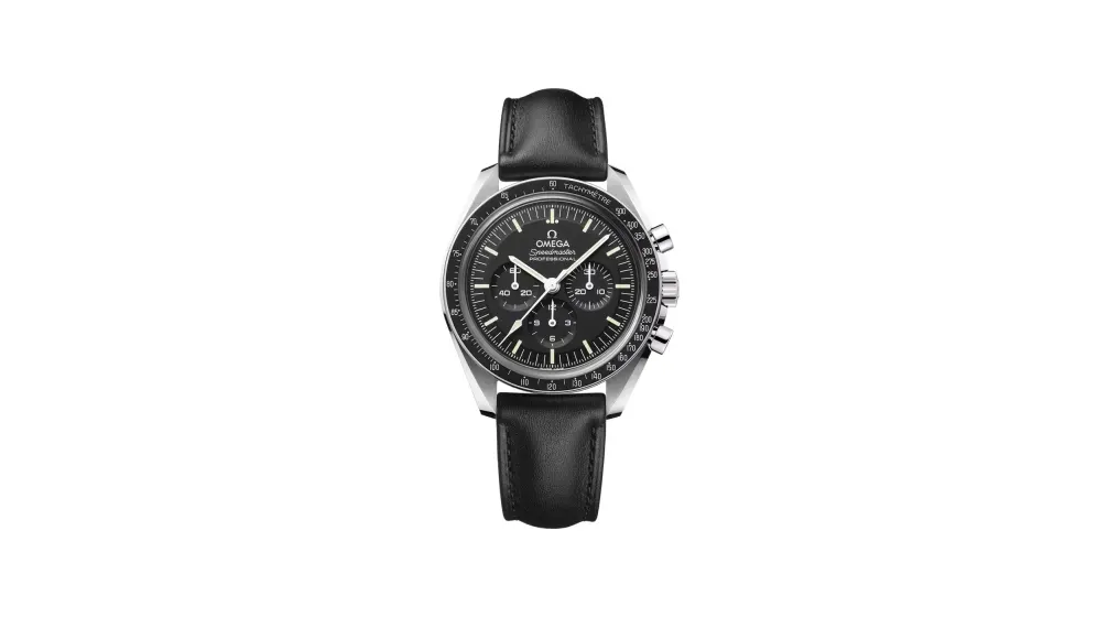 Omega Speedmaster Moonwatch Professional 42 mm, steel on leather strap