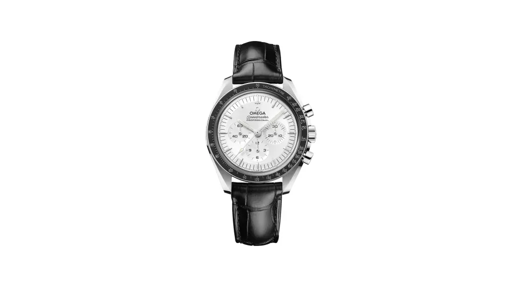 Omega Speedmaster Moonwatch Professional 42 mm, Canopus Gold™ on leather strap