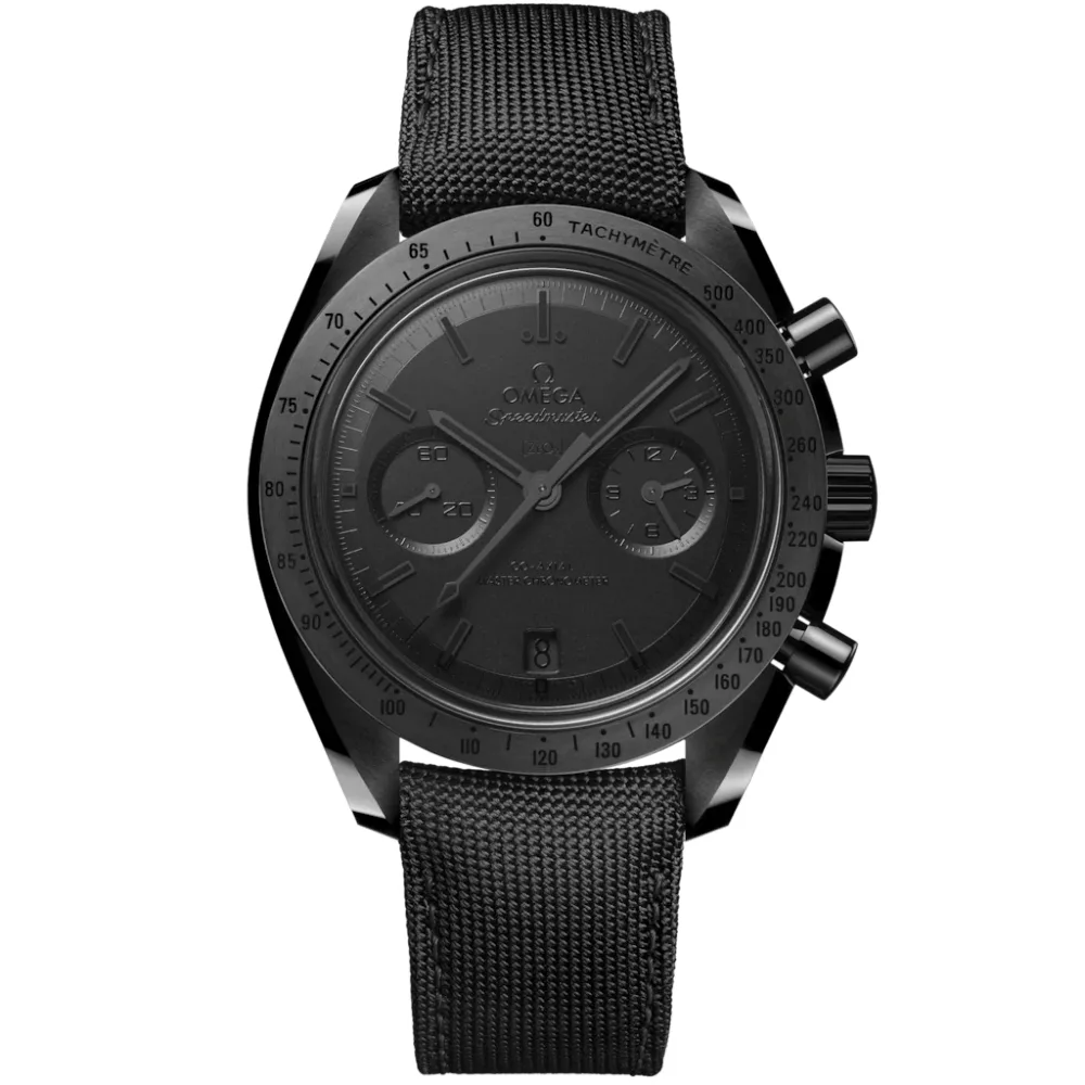 Omega Speedmaster Dark Side of the Moon 44.25 mm, black ceramic on coated nylon fabric strap