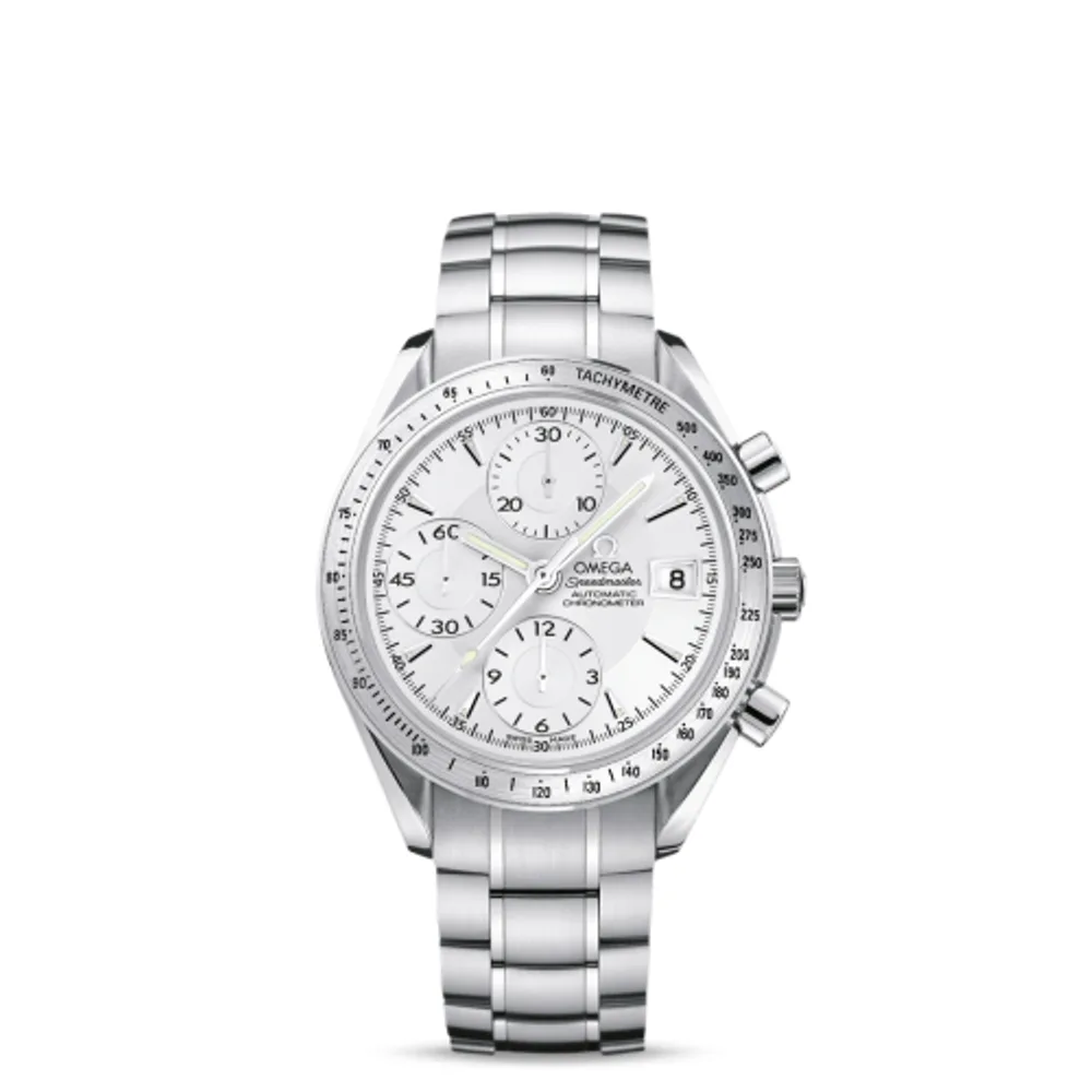 Omega Speedmaster Date 40 Stainless Steel / Silver / Bracelet