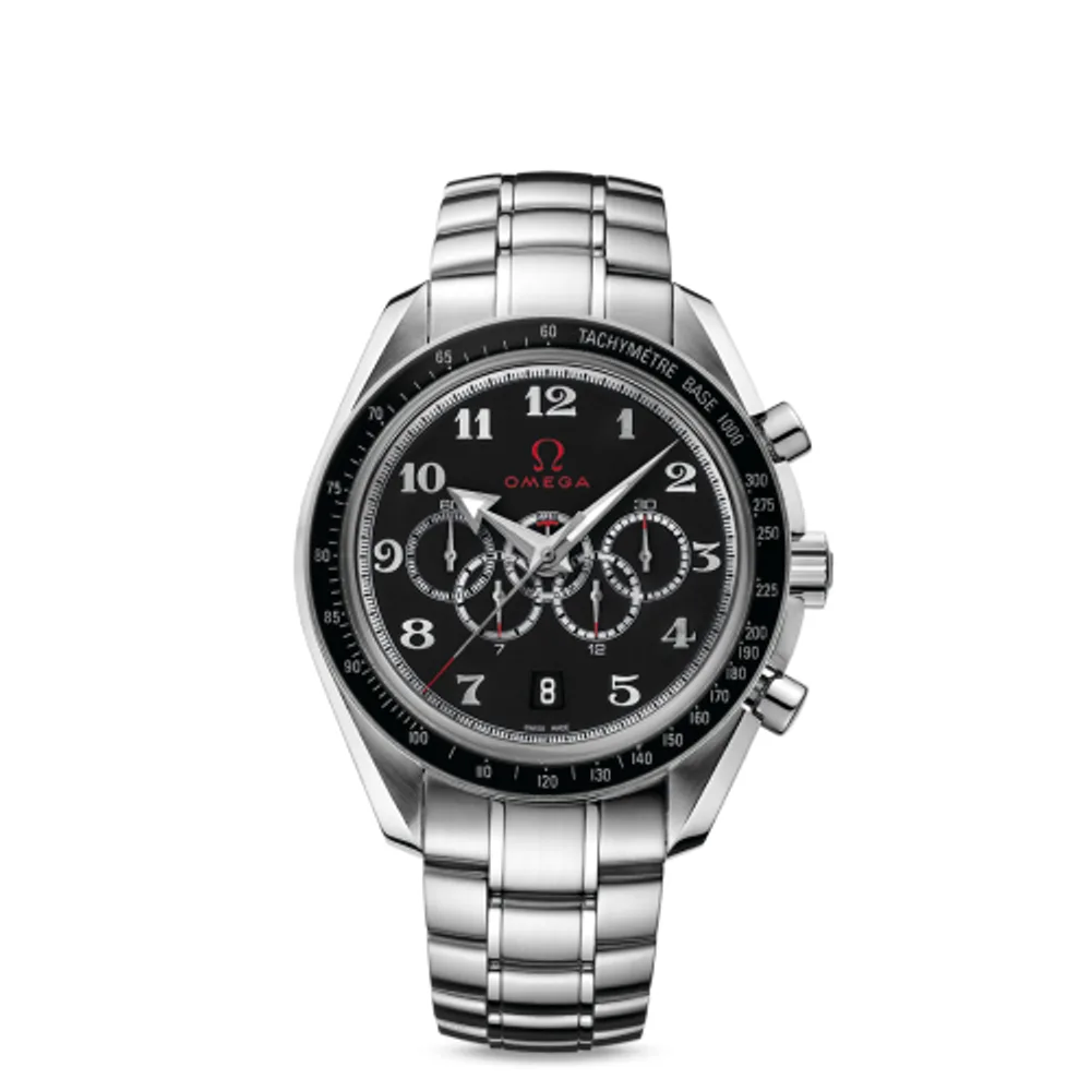 Omega Speedmaster Co-Axial Stainless Steel / Black / Bracelet / Olympic Collection