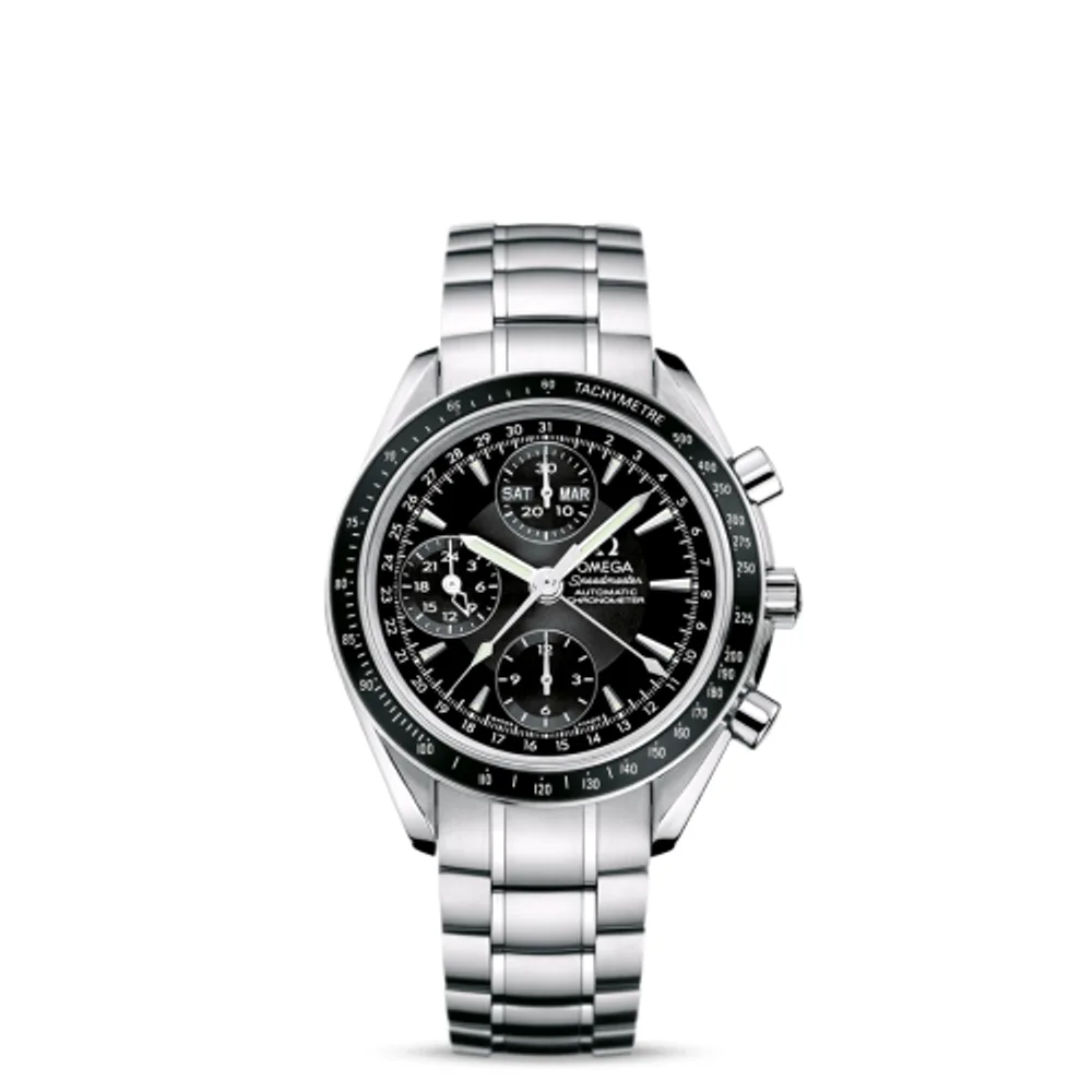 Omega Speedmaster Day-Date 40 Stainless Steel / Black / Bracelet