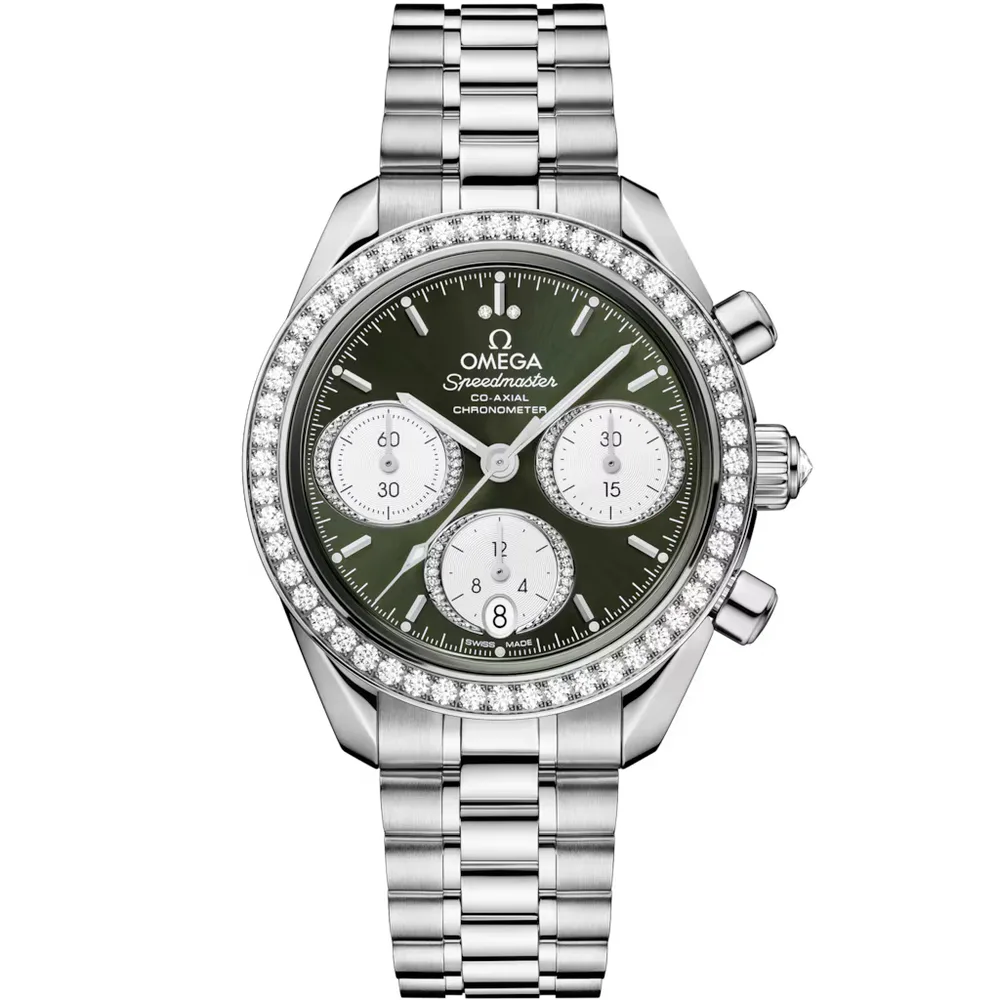 Omega Speedmaster 38 38 mm, steel on steel