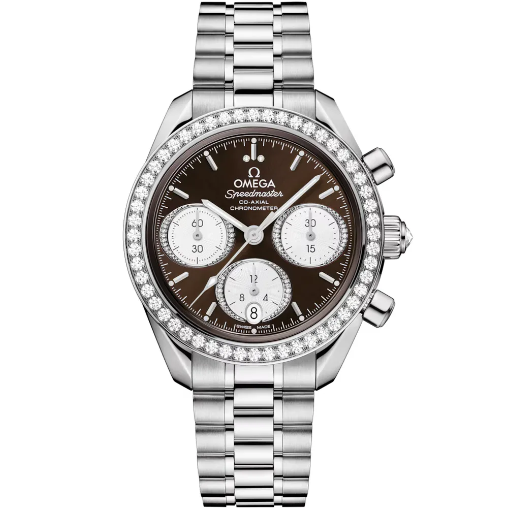 Omega Speedmaster 38 38 mm, steel on steel