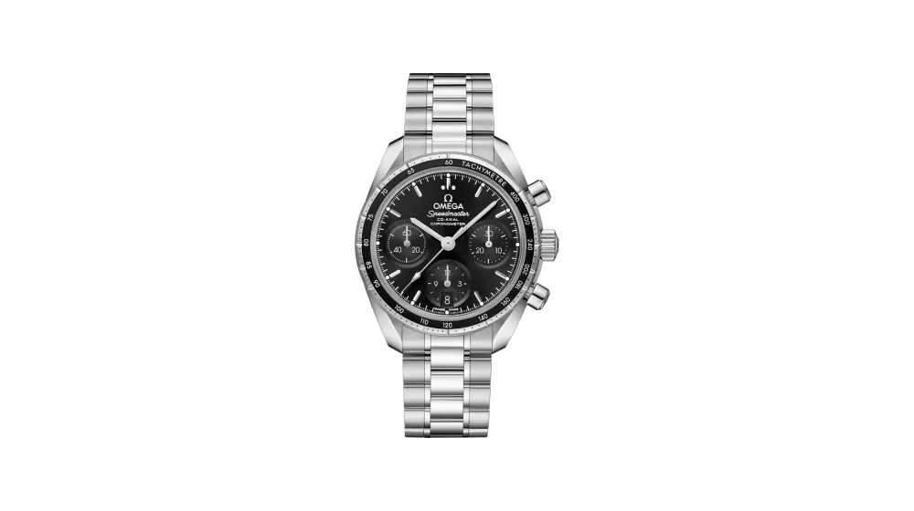 Omega Speedmaster 38 38 mm, steel on steel