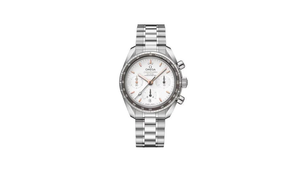 Omega Speedmaster 38 38 mm, steel on steel