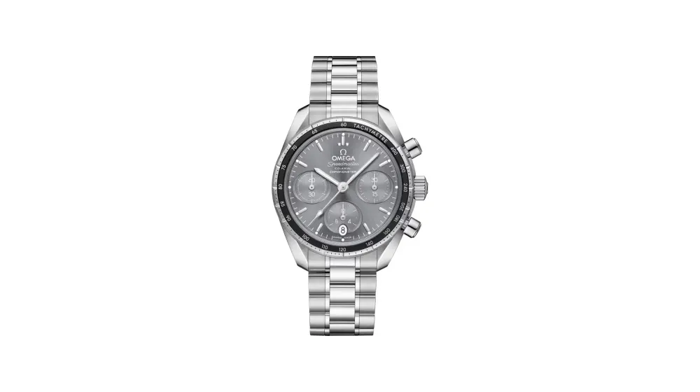 Omega Speedmaster 38 38 mm, steel on steel