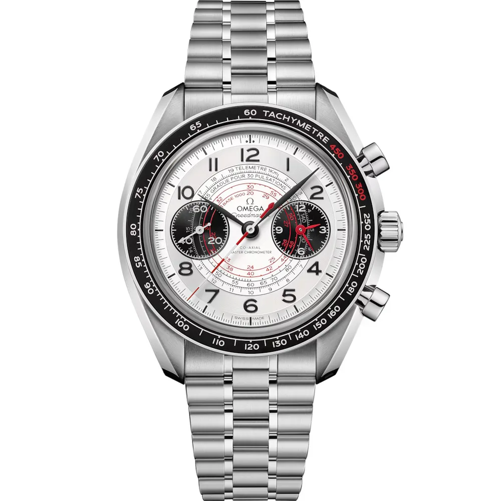 Omega Speedmaster Chronoscope 43 mm, steel on steel