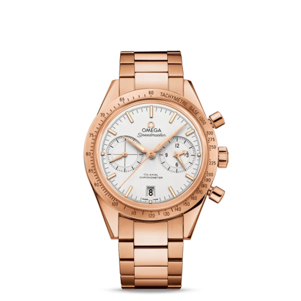 Omega Speedmaster 57 Co-Axial Red Gold / Silver / Bracelet