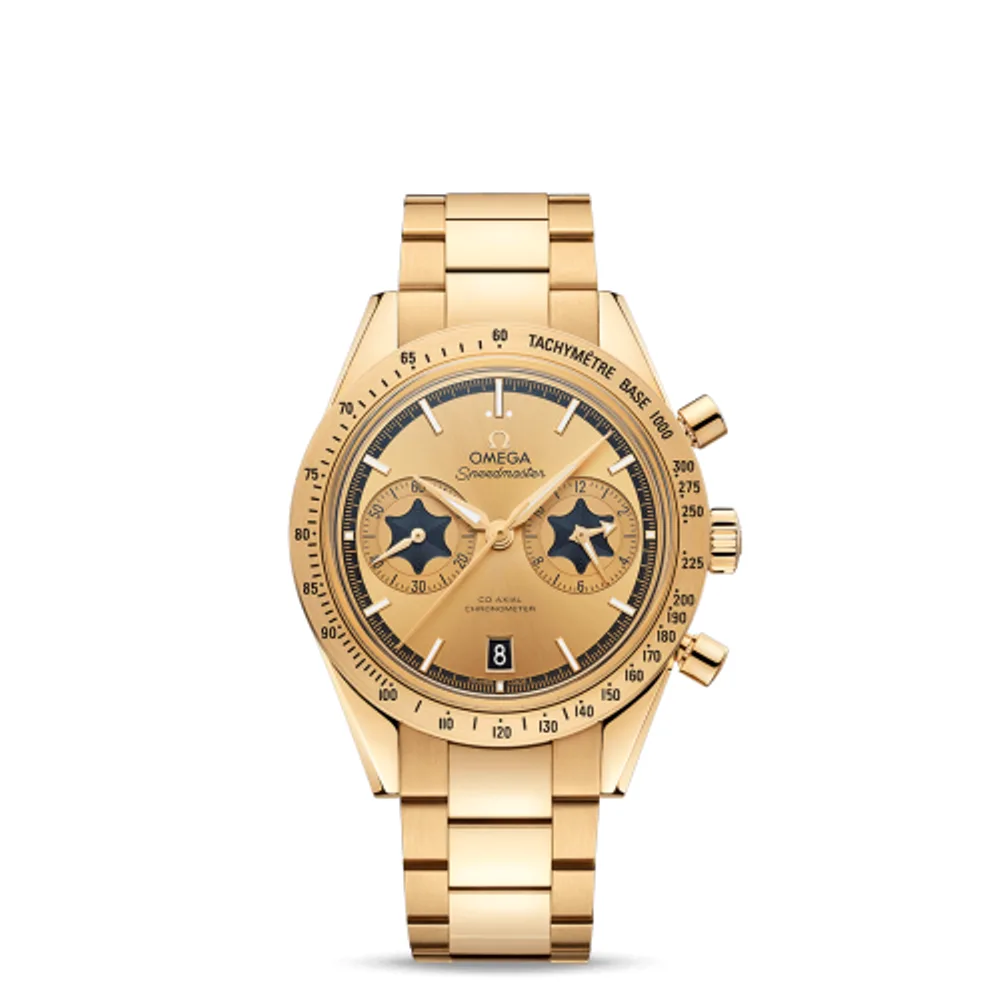 Omega Speedmaster 57 Co-Axial Yellow Gold / Rory McIlroy / Bracelet