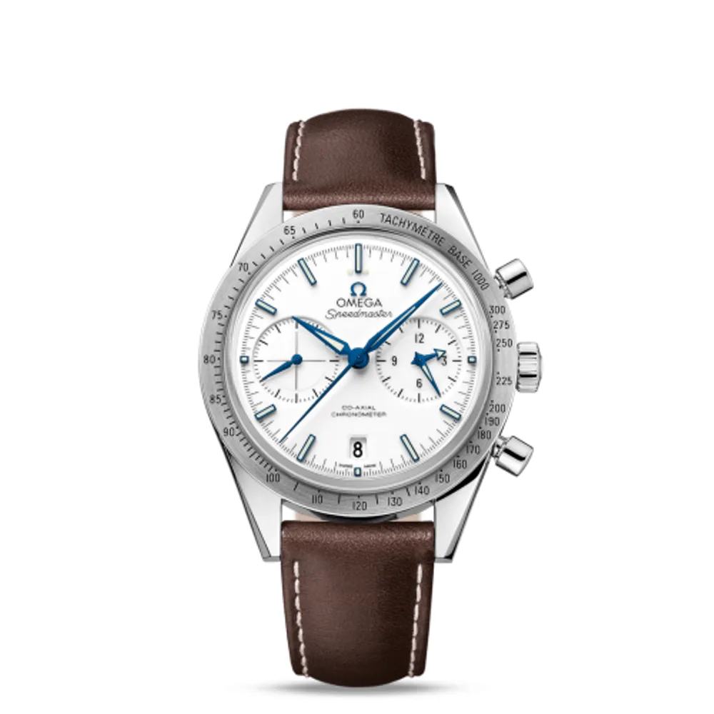 Omega Speedmaster 57 Co-Axial Titanium / White