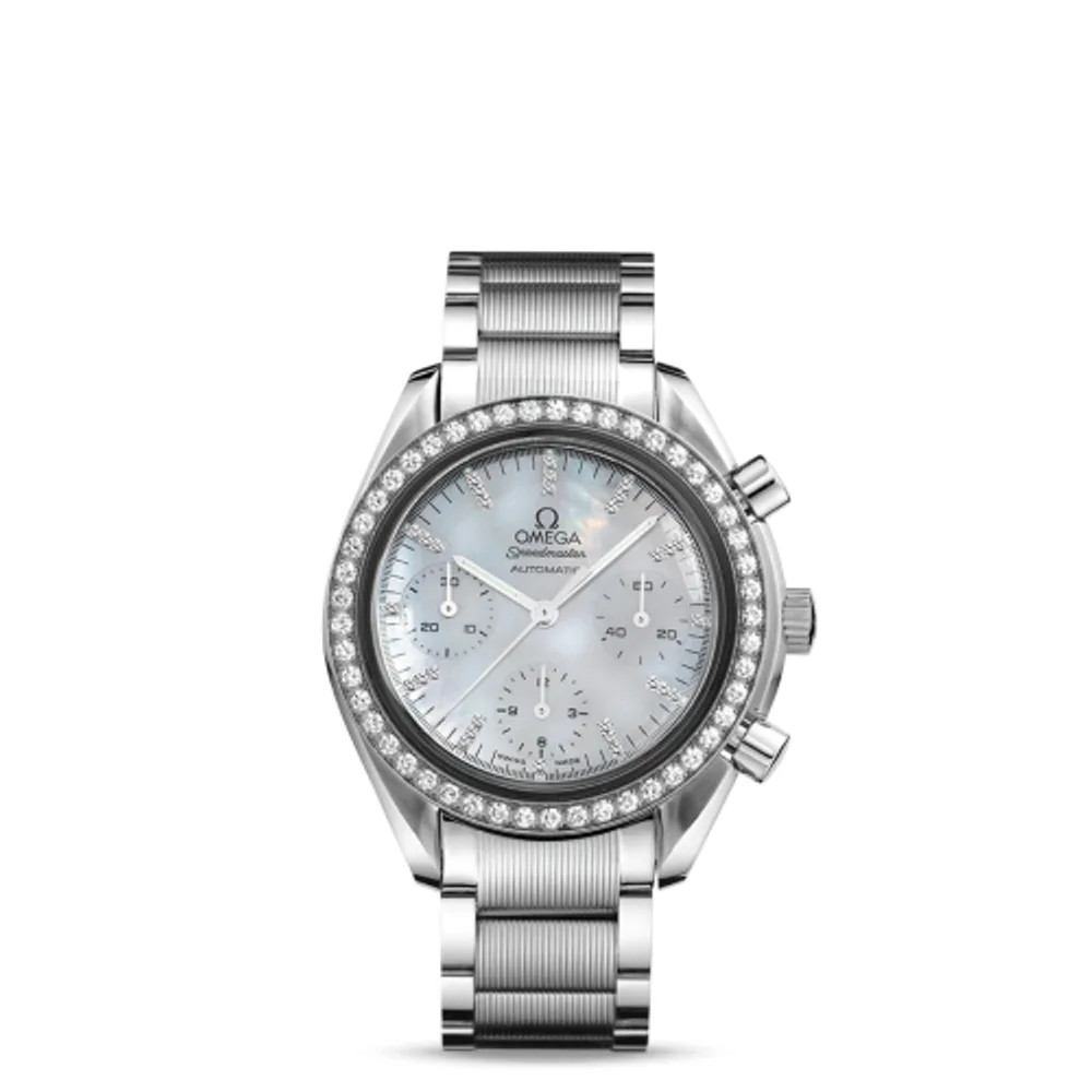 Omega Speedmaster Reduced Ladies Stainless Steel / Diamond / MOP / Bracelet