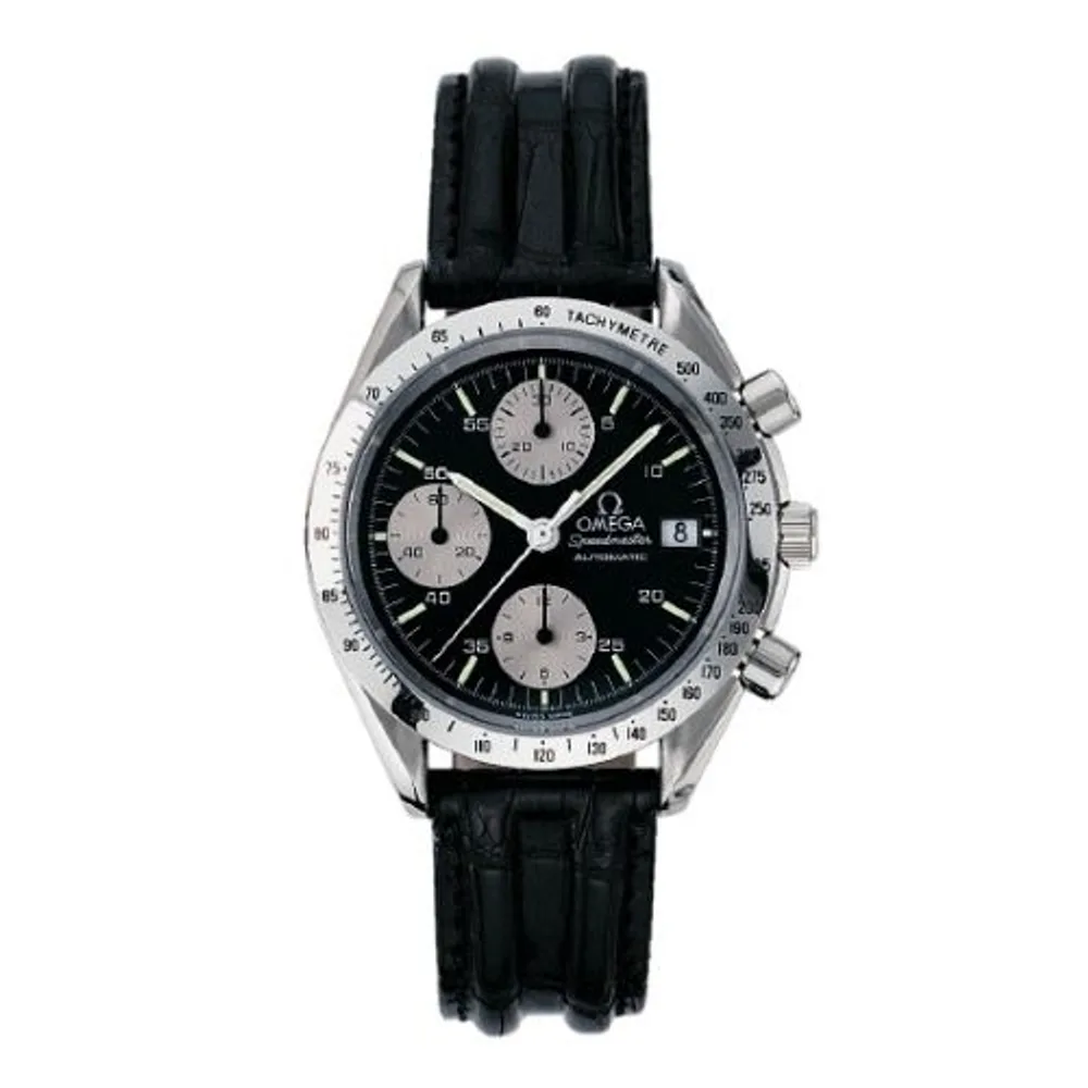 Omega Speedmaster Date 39 Stainless Steel / Black - Silver