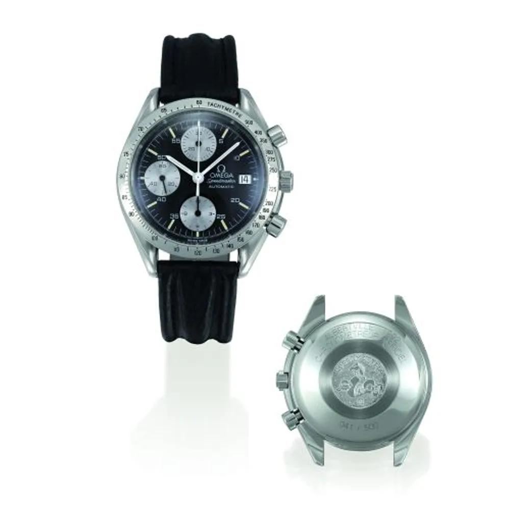 Omega Speedmaster Date 38 Stainless Steel / Black / Albertville Winter Olympics