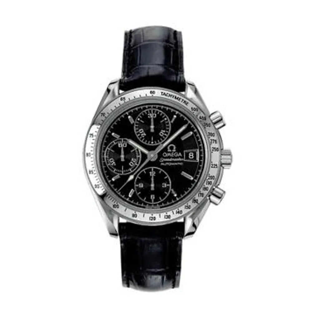 Omega Speedmaster Date 39 Stainless Steel / Black