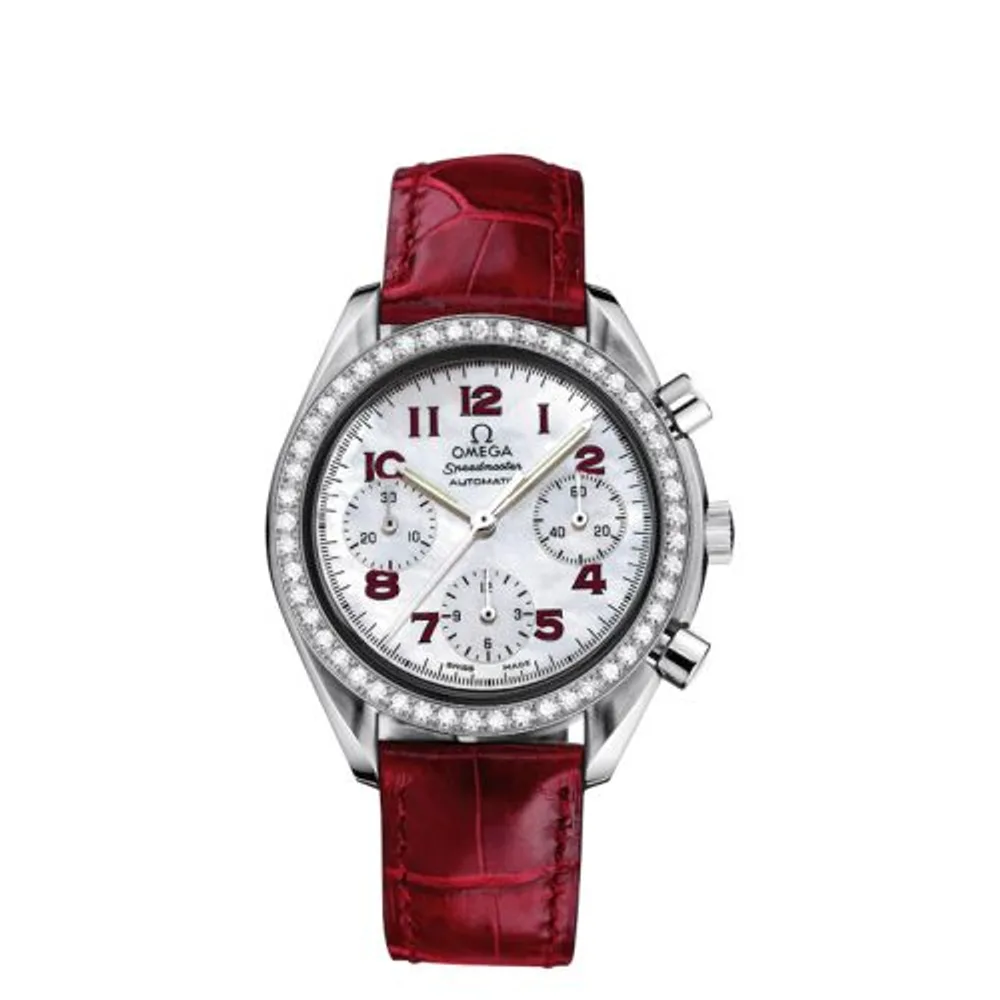 Omega Speedmaster Reduced Ladies Stainless Steel / Diamond / MOP