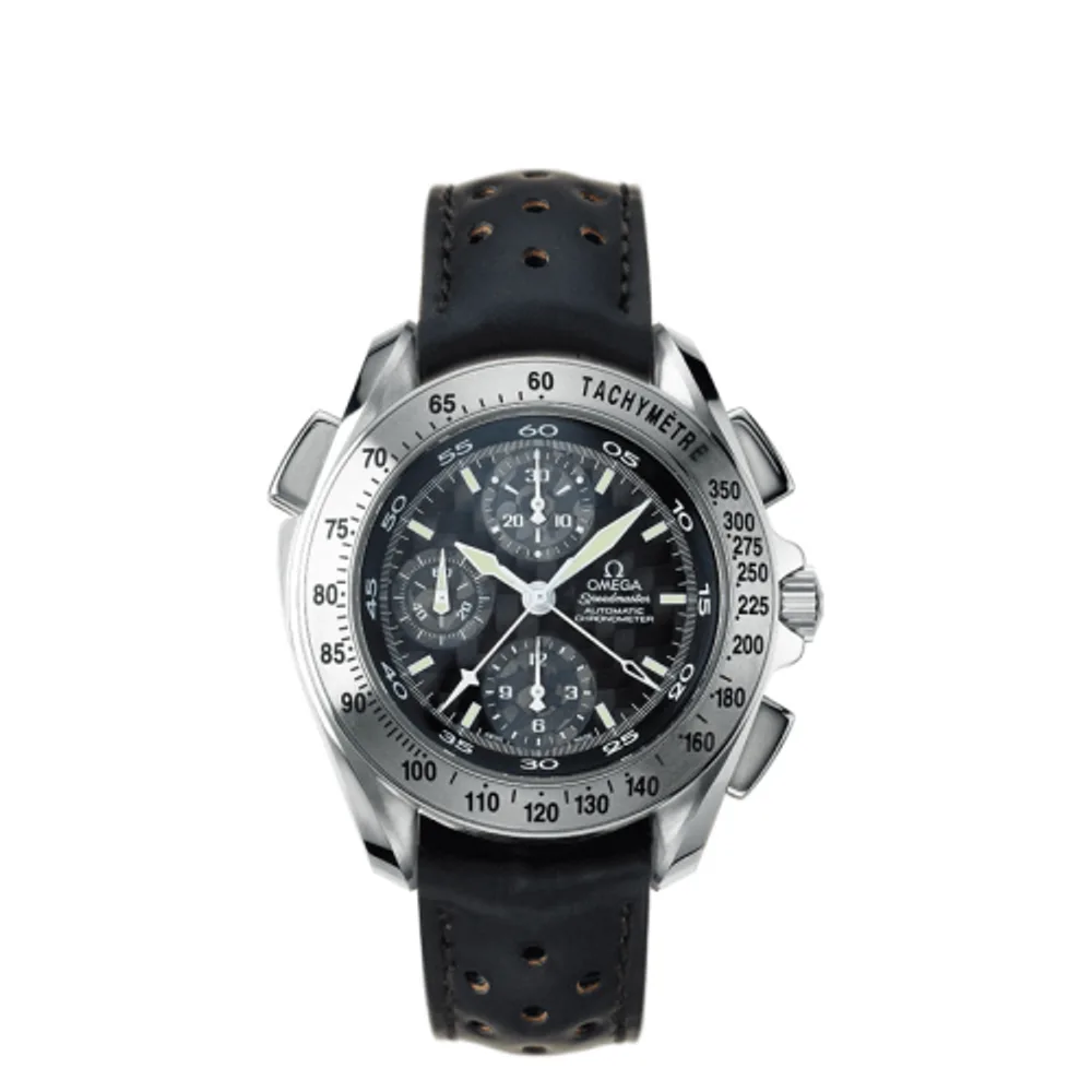Omega Speedmaster Split-Seconds Stainless Steel / Carbon / Strap