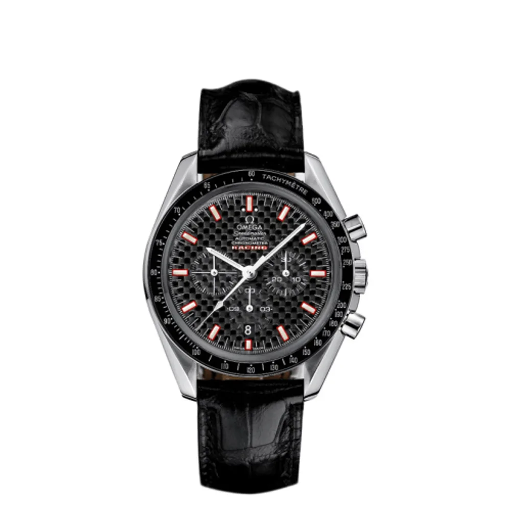 Omega Speedmaster Racing Chronometer Stainless Steel / Carbon Black