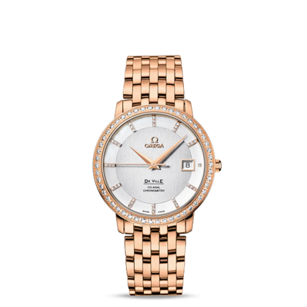 Omega De Ville Prestige Co-Axial 36.5 Red Gold / Diamond / Bracelet