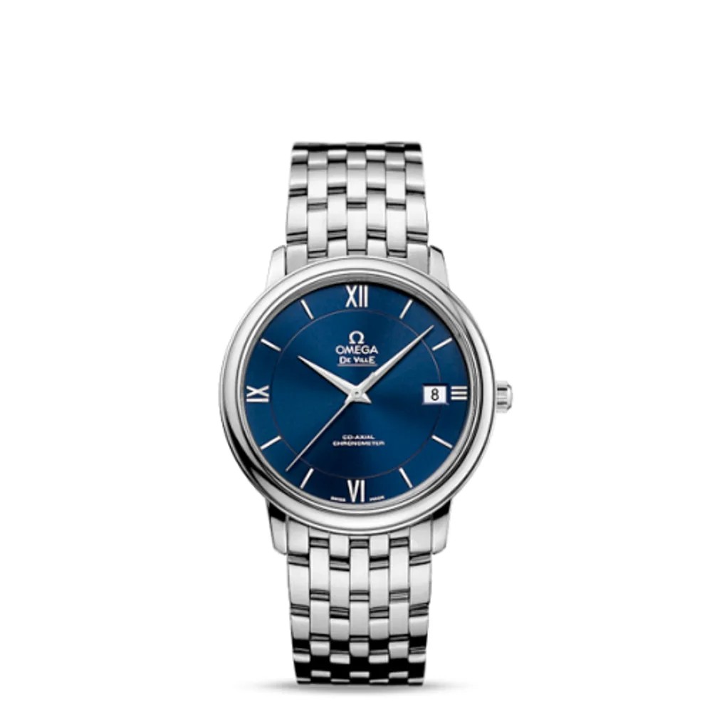Omega De Ville Prestige Co-Axial 36.8 Stainless Steel / Blue / Bracelet