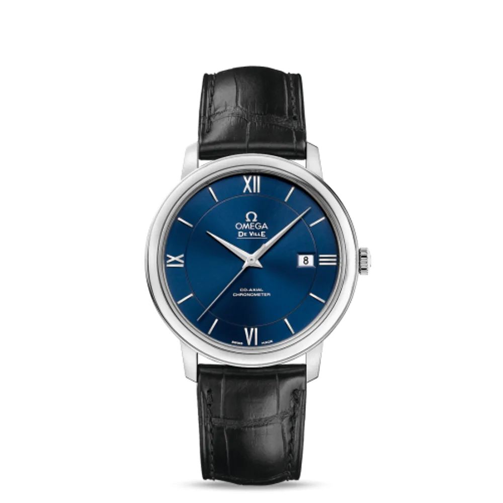 Omega De Ville Prestige Co-Axial 39.5 Stainless Steel / Blue