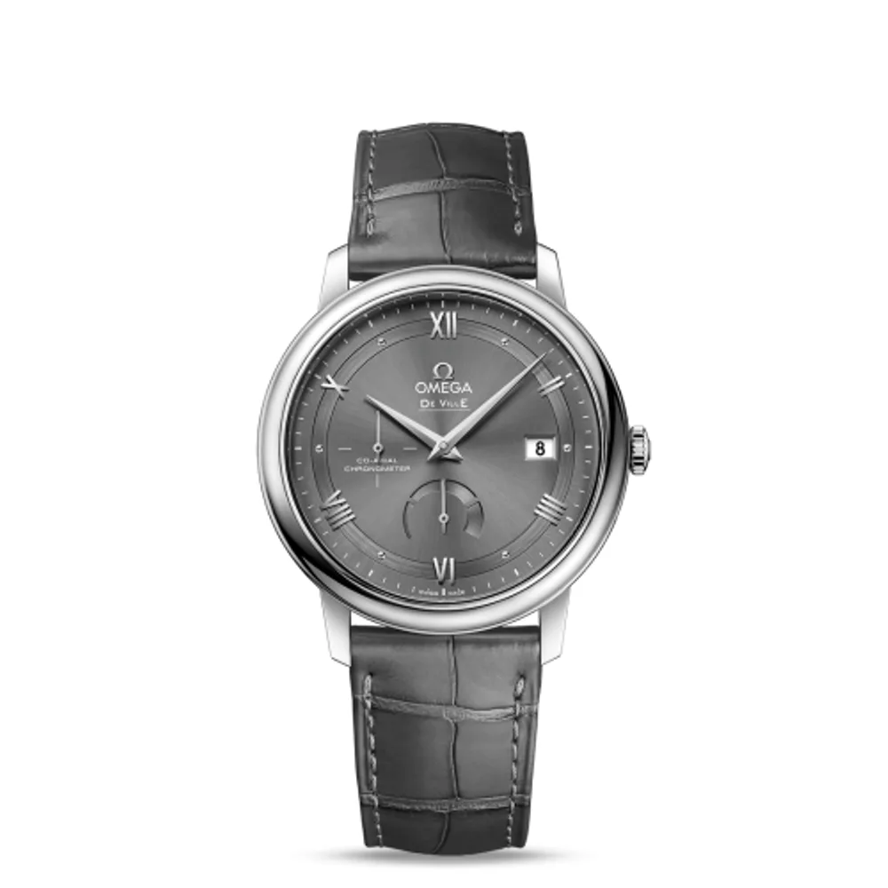 Omega De Ville Prestige Co-Axial 39.5 Power Reserve Stainless Steel / Vintage Grey