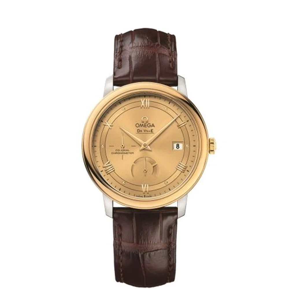 Omega De Ville Prestige Co-Axial 39.5 Power Reserve Vintage Stainless Steel / Yellow Gold / Champagne Proto