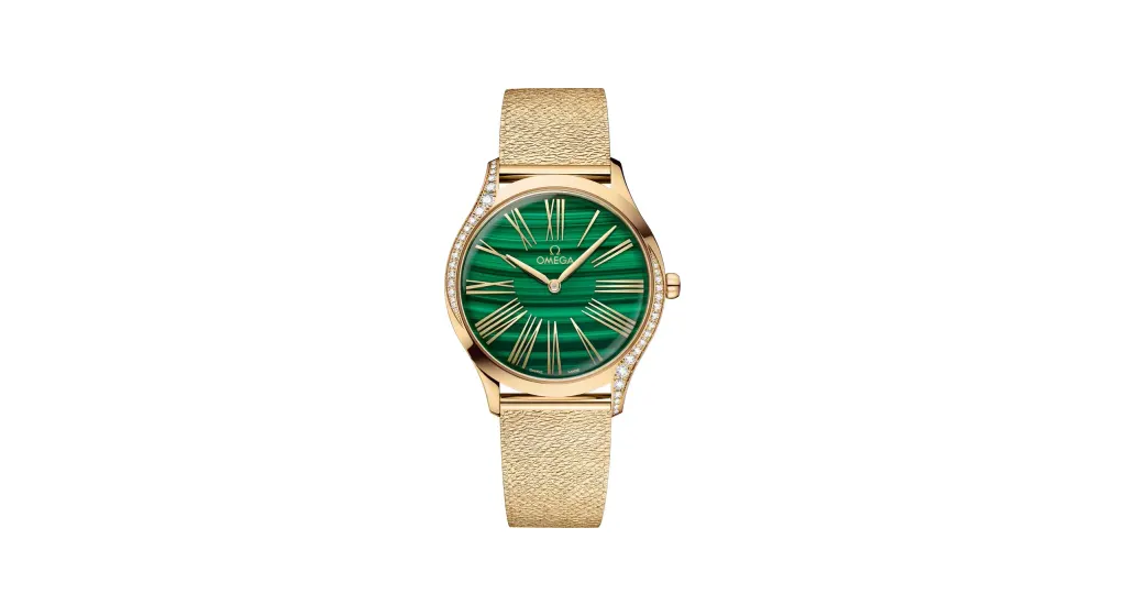 Omega De Ville Trésor 36 mm, Moonshine™ gold on Moonshine™ gold