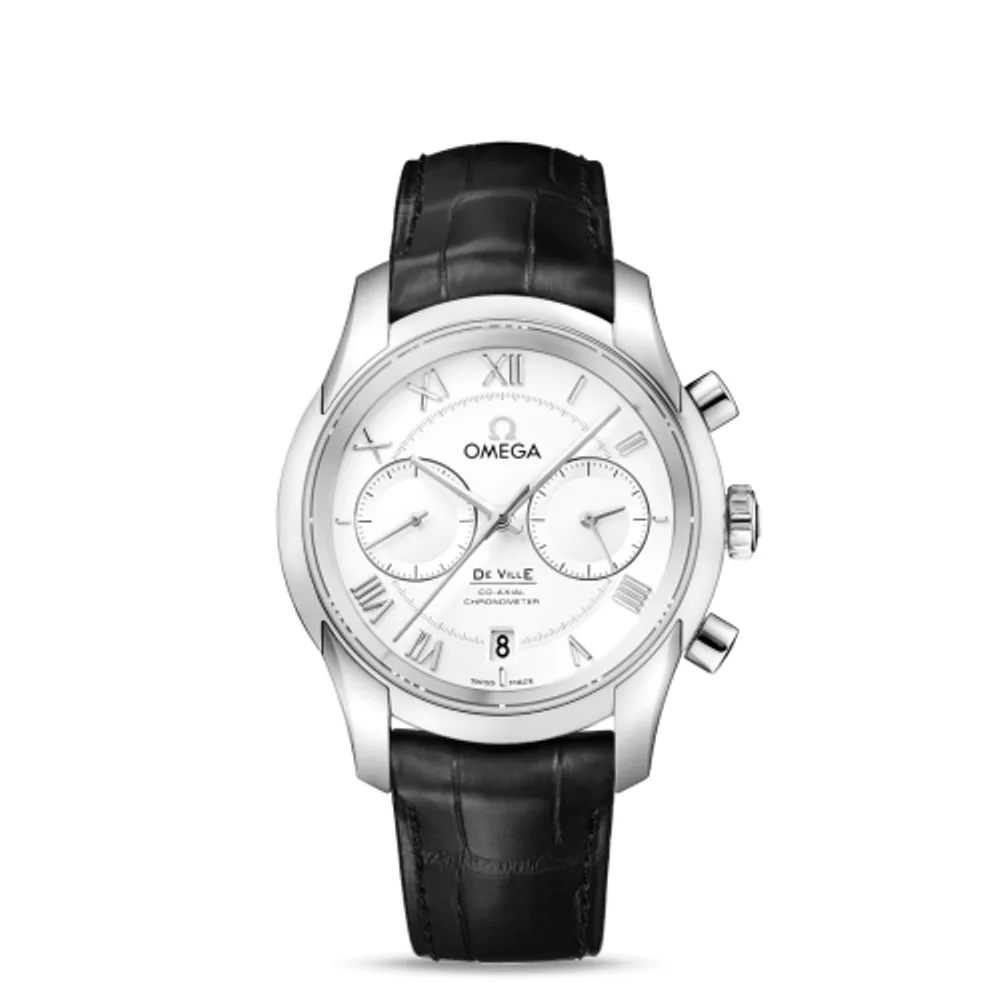 Omega De Ville Co-Axial 42 Chronograph Stainless Steel / Silver