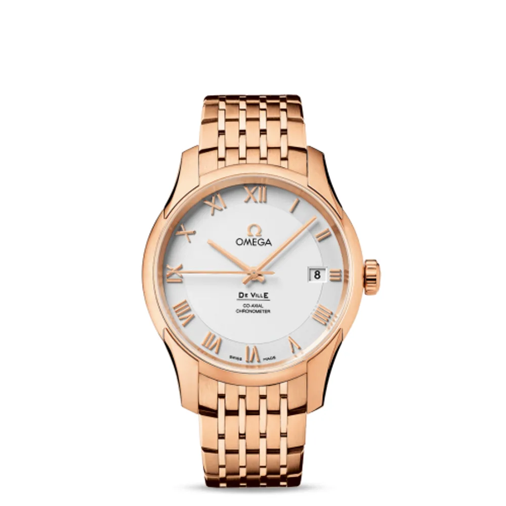 Omega De Ville Co-Axial 41 Red Gold / Silver / Bracelet
