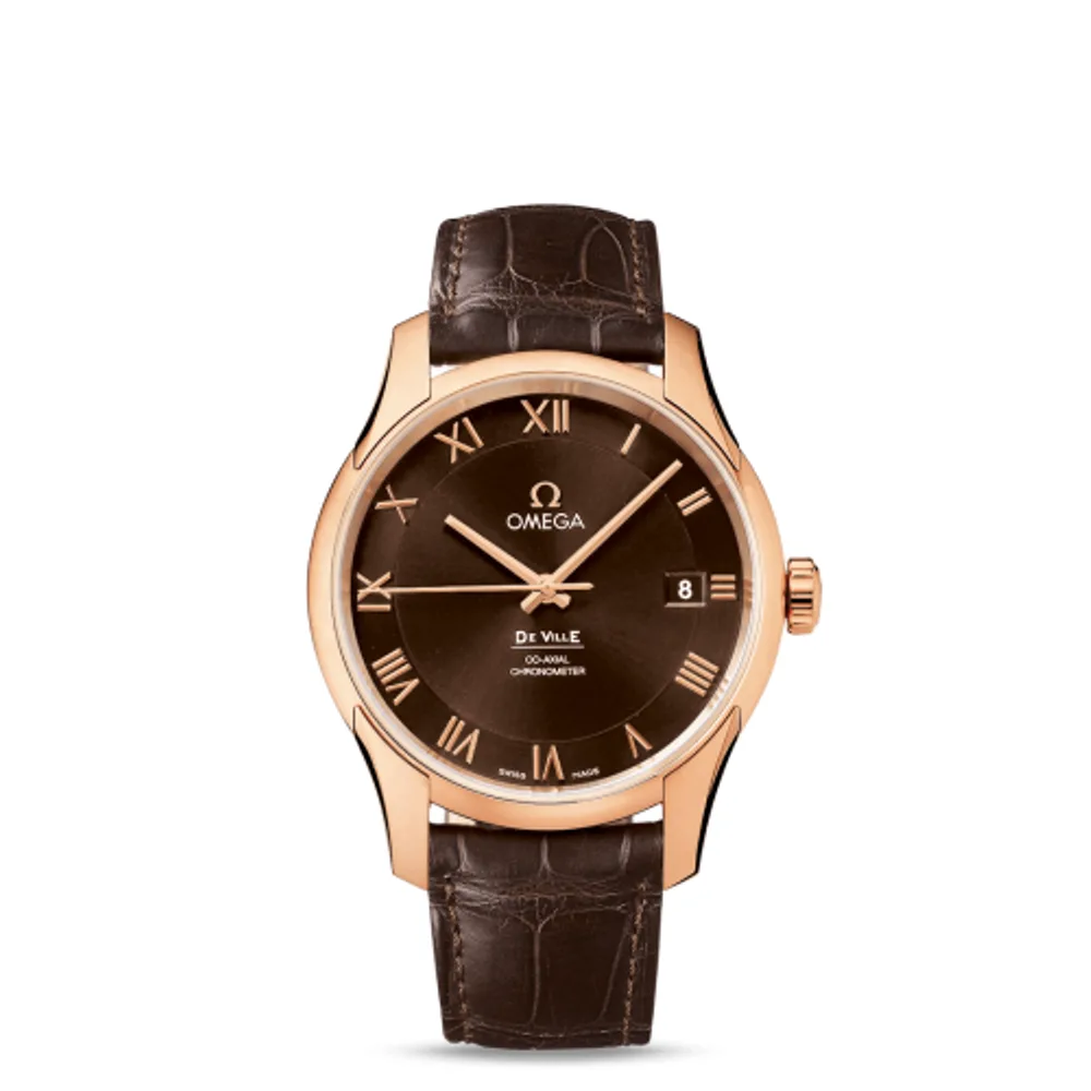Omega De Ville Co-Axial 41 Red Gold / Brown