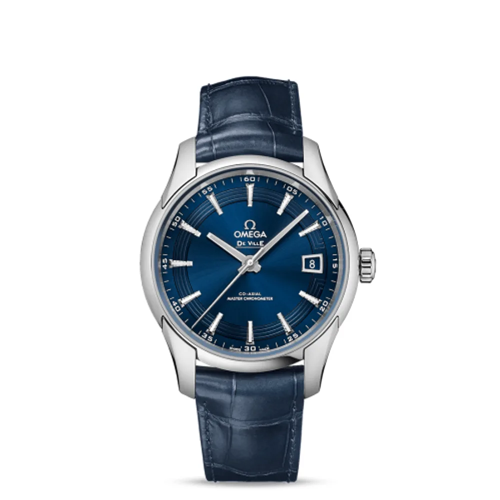 Omega De Ville Hour Vision Master Chronometer Stainless Steel / Blue