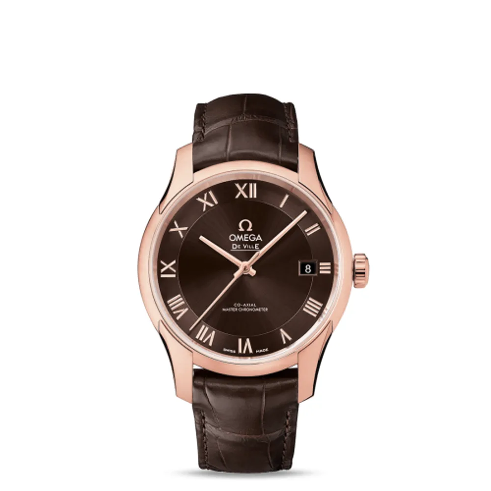 Omega De Ville Hour Vision Master Chronometer Sedna Gold / Brown