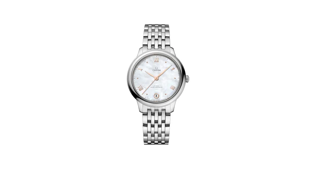 Omega De Ville Prestige 34 mm, steel on steel