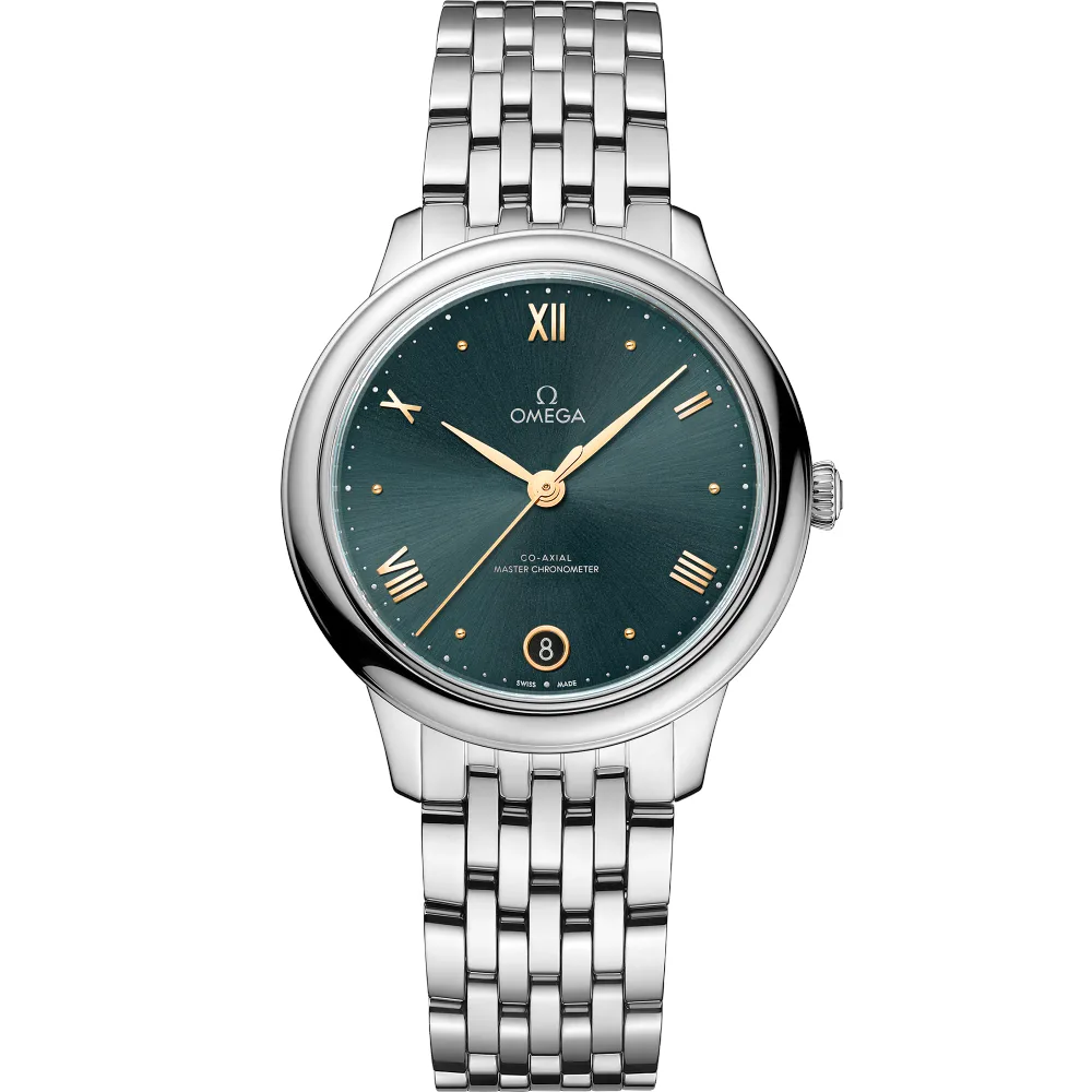 Omega De Ville Prestige 34 mm, steel on steel