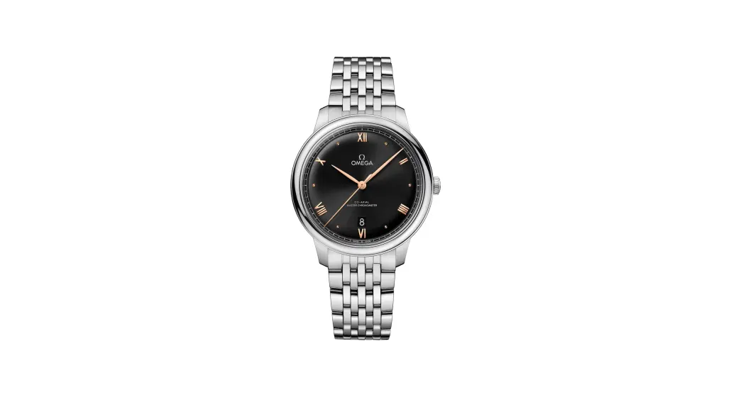 Omega De Ville Prestige 40 mm, steel on steel