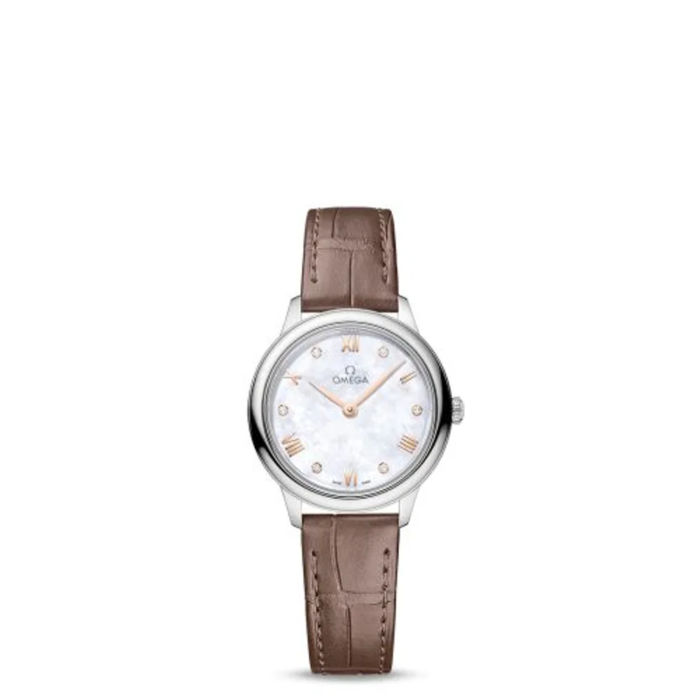 Omega De Ville Quartz 27.5 Stainless Steel / MOP - Diamond