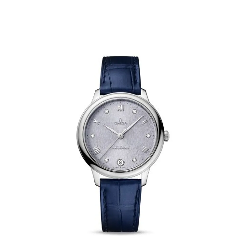 Omega De Ville Master Chronometer 34 Stainless Steel / Lavender - Diamond