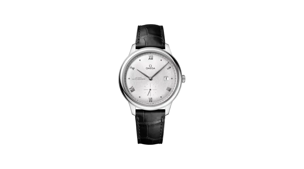 Omega De Ville Prestige 41 mm, steel on leather strap