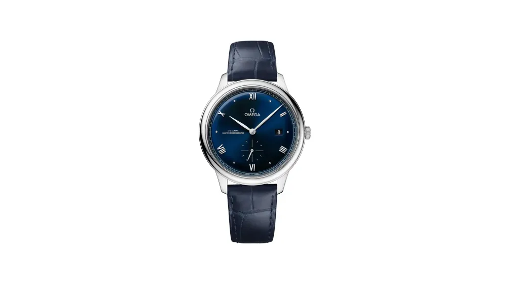 Omega De Ville Prestige 41 mm, steel on leather strap