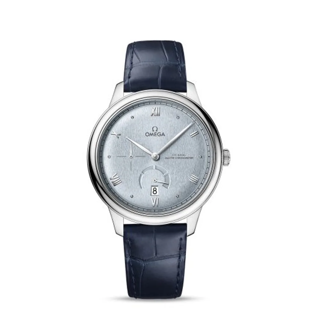 Omega De Ville Power Reserve Master Chronometer Stainless Steel / Ice Blue
