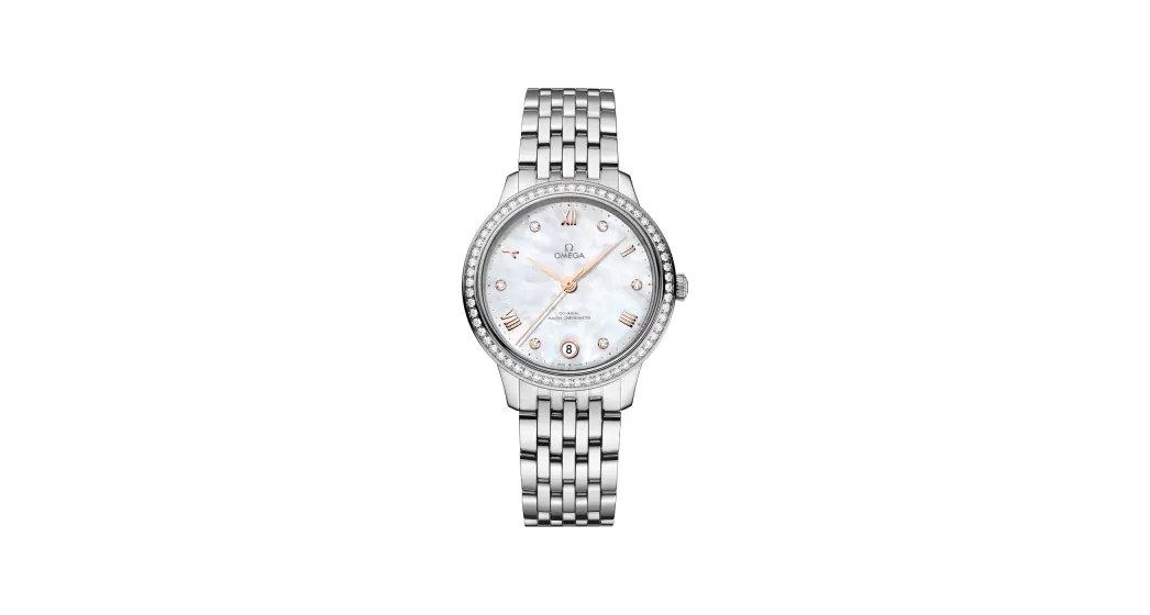 Omega De Ville Prestige 34 mm, steel on steel