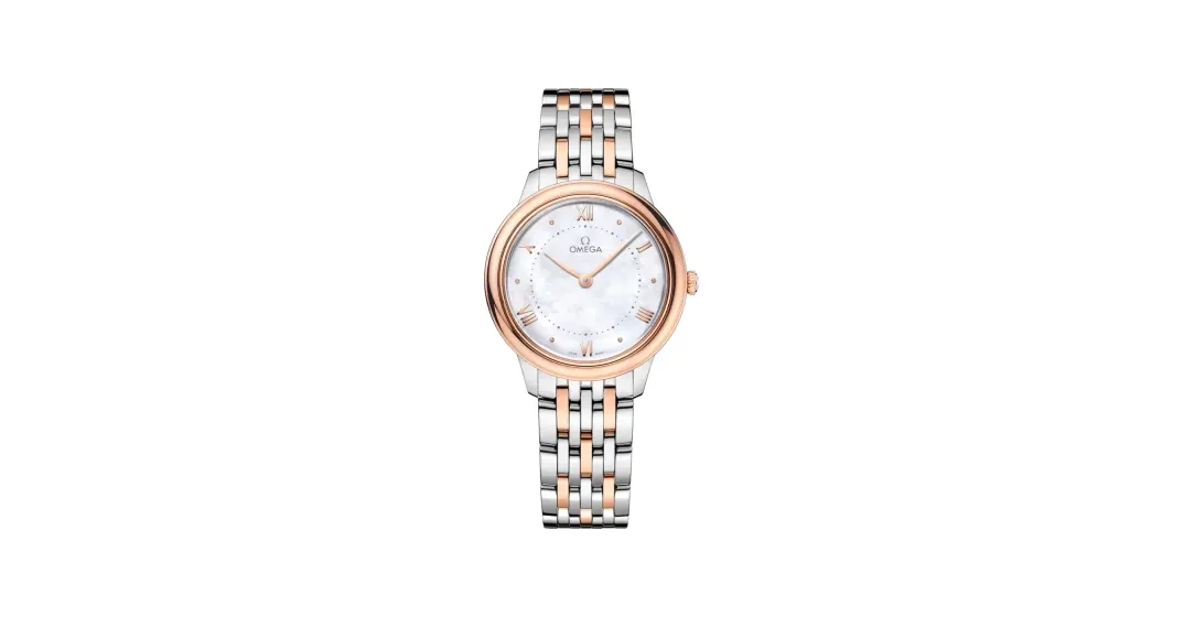 Omega De Ville Prestige 30 mm, steel - Sedna™ gold on steel - Sedna™ gold