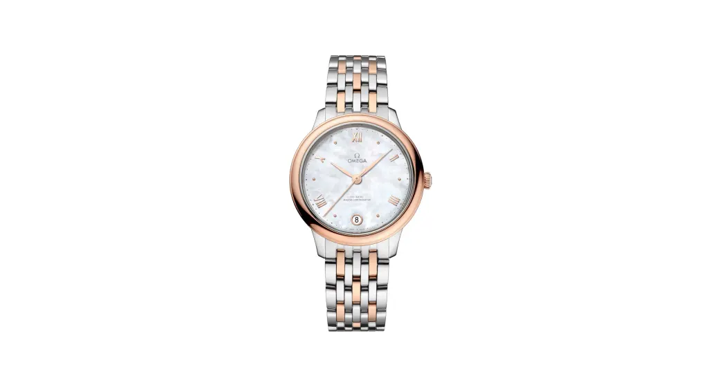 Omega De Ville Prestige 34 mm, steel - Sedna™ gold on steel - Sedna™ gold