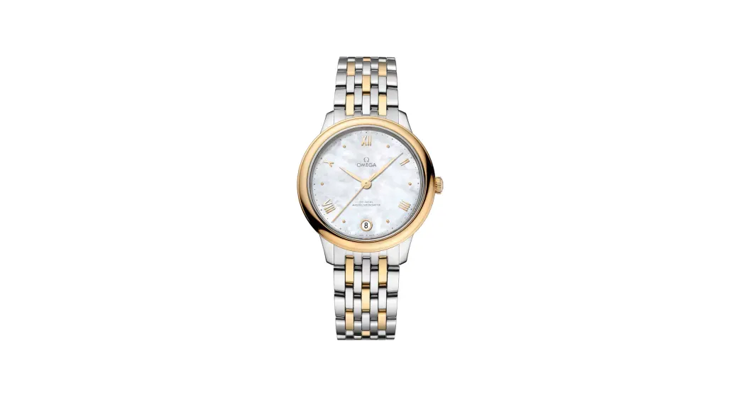 Omega De Ville Prestige 34 mm, steel - yellow gold on steel - yellow gold
