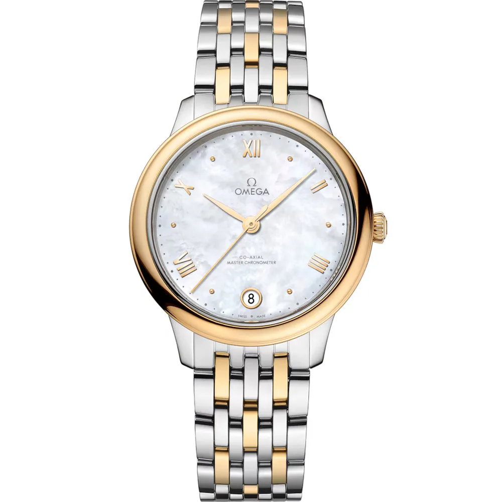 Omega De Ville Prestige 34 mm, steel - yellow gold on steel - yellow gold