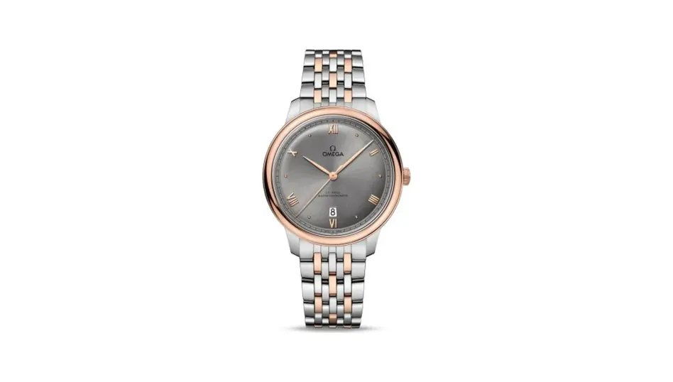 Omega De Ville Master Chronometer Stainless Steel - Sedna Gold / Grey / Bracelet