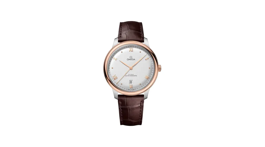 Omega De Ville Prestige 40 mm, steel - Sedna™ gold