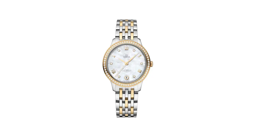 Omega De Ville Prestige 34 mm, steel ‑ yellow gold on steel ‑ yellow gold
